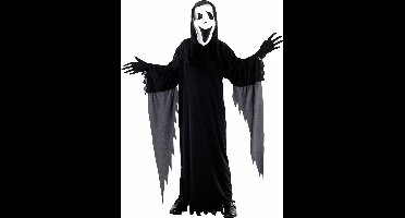Witbaard Screamkostuum Jongens Polyester Zwart 5-6 Jaar