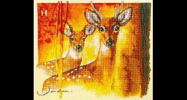 Vervaco Herten Beautiful Eyes borduren (pakket)