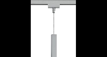 Spanningsrail Connector Hanglamp - Hangadapter - Torna Dual - 2 Fase - Mat Titaan