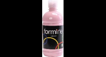 Cover Verf - Roze Verf - Verf Op Waterbasis - Hobbyverf - Matte Verf - Roze - 500ml