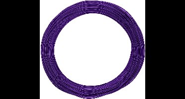 Vaessen Creative Aluminium Draad - 1,5mm - ±110m - 500g - Lila