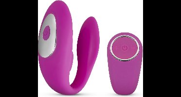 EasyToys - Tap Dancer - Koppel Vibrator - Vibrators voor Vrouwen en Mannen - Sex Toys voor Vrouwen - Vibrators - G-Spot Vibrator - Clitoris Stimulator - Koppelvibrator met Afstandsbediening - Roze