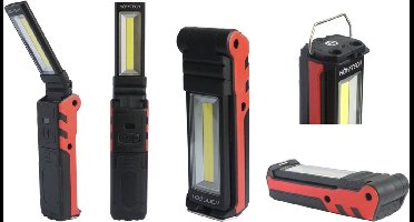 Hofftech Looplamp - 2-in-1 dimmer en powerbank - 5 watt - 400 lumen - magnetisch en vouwbaar