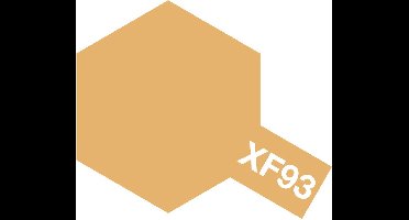Tamiya Hobbyverf Acrylverf - XF-93 Light Brown DAK42 - Matt - Acryl - Verf potje - 10 ml