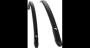 M-wave Spatborden Set Mud Max Ii 28 Inch Zwart