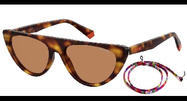 Polaroid Vrouwen Zonnebril PLD 6108/S Multicolor met zonnebrillenkoordje