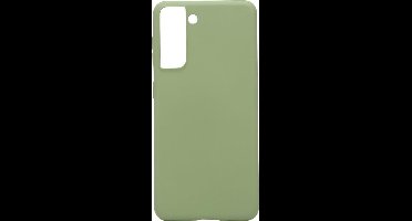 Shop4 - Geschikt voor Samsung Galaxy S21 Plus Hoesje - Zachte Back Case Mat Mint Groen