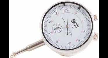 BGS Meetklok - excl. statief - voor remschijf om slag te meten - of universeel om uitslag te meten van draaiende auto onderdelen - zeer functioneel - BGS1938-1