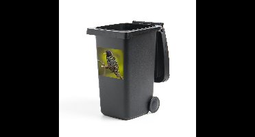 Container sticker Spreeuw - Spreeuw met een verenkleed dat rijk is aan kleur - 40x40 cm - kliko sticker - weerbestendige containersticker