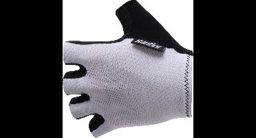 Santini Fietshandschoenen zomer Wit Heren - Brisk Micromesh Riding Gloves White - L
