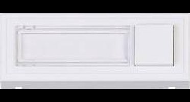 Heidemann 70519 Belplaat Met naambord 1-voudig Zuiver wit 18V/2A