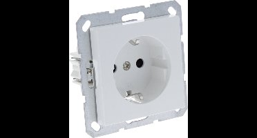 Q-Link S–Line contactdoos – 1–voudig – randaarde – polarwit