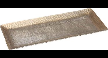 PTMD Fredo Rechthoekig Dienblad - 39,5 x 17 x 2 cm - Antiek goud