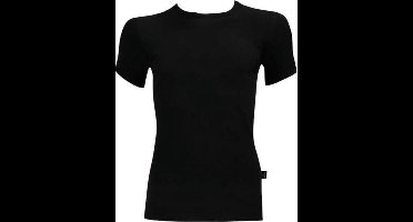 Apollo T-shirts Round Neck Heren Biokatoen Zwart 2 Stuks Maat S