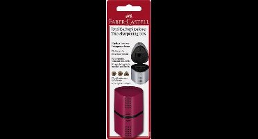 Faber Castell Puntenslijper FC Grip 2001 - rood of blauw op blister