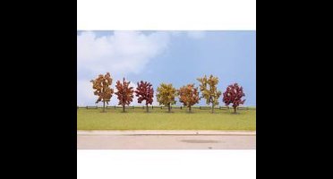 Speelgoed | Model Kits - Herbst-Bäume. 7 Stück
