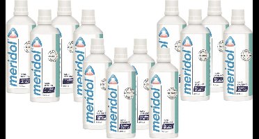 Meridol mondspoeling - 400 ml - mondspoeling - 400 ml - Mondwater - Voordeelverpakking 12 stuks