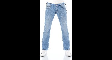 Mustang Heren Jeans Broeken Oregon Bootcut bootcut Fit Blauw Volwassenen Denim Jeansbroek