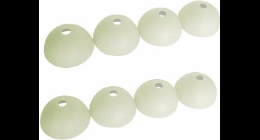 ProPlus Tentharingbeschermers - 8x stuks - glow in the dark - tentharing beschermkapjes