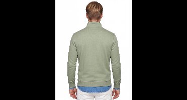 Baileys trui half zip groen effen