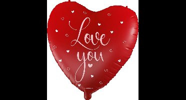 Foil balloon - Love you red