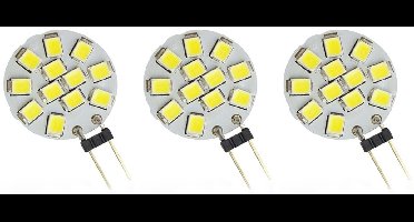Spectrum LED Insteeklampje G4 1.2W - 12V - 160 Lumen - 6000K Koud wit - Helder daglicht - Energiezuinig - 3 stuks