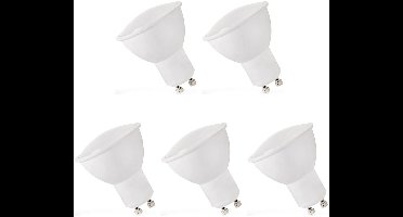 Spectrum LED Lamp GU10 1.5W - 230V - 120 Lumen - 3000K Warm Wit - Gezellig licht - Energiezuinig - 5 stuks