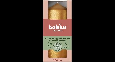 Bolsius - Stompkaars - 120x58mm - Metallic Golden Orange