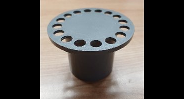 Doucheput Deksel 87 mm Grijs PVC | Origineel van DYKA | Vervangingsdeksel voor Doucheafvoer | Dyka