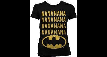 Batman NaNa Girly T-Shirt Damen Black-XL