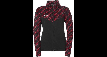 Uhlsport Damen Trainingsjacke Progressive 28 Poly Jacke 1002270 Schwarz/Rot-XL