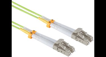 LC/UPC Duplex optical fiber kabel | OM5 | LSZH | groen | 10 meter