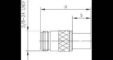 Telegärtner 100023999 100023999 N-connector Koppeling, recht 50 Ω 1 stuk(s)