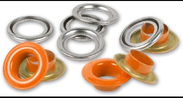 Ringen met schijven 8 mm oranje - Prym