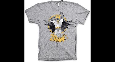Batman Zamm! T-Shirt Heather-Grey-S