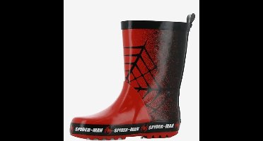 Rubberlaars Spiderman Zwart/rood | Maat: 28