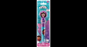 Gabby's Poppenhuis 10-Kleurenpen met Topper