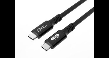 Microconnect USB4CC3-240W USB-kabel USB4 Gen 3x2 3 m USB C Zwart