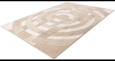 Batucci Vloerkleed - Modern - 3D-Effect - Beige - Luxe en Comfortabel - Perfect voor Hotel Chique Interieur