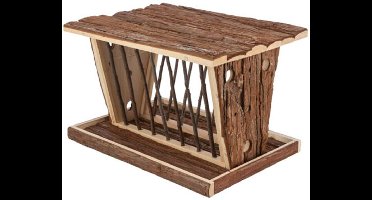 Trixie - Hooiruif - Met Bodem En Deksel - Schorshout - 40X30X22 cm