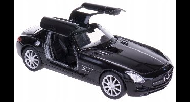 Welly Mercedes-Benz SLS AMG Model Auto Schaal 1:32 Metaal Zwart
