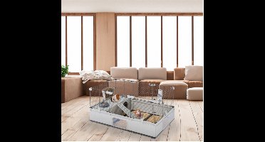 Ferplast konijnenverblijf Modular 2 109x72x56cm 0,78m2