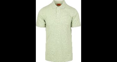 Suitable Mang Poloshirt Lichtgroen - Maat XL - Heren - Polo shirt Heren met Korte mouw