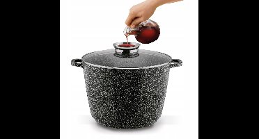 Keramische pan 10L met deksel, inductie, Kingstone