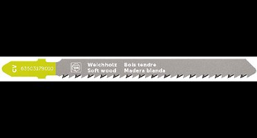 Fein 63503179010 Decoupeerzaagblad voor hout CV 75 T2.5 SW SC 5 stuk(s)