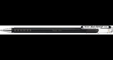 Gelschrijver pentel k110 mattehop m zwart | 12 stuks