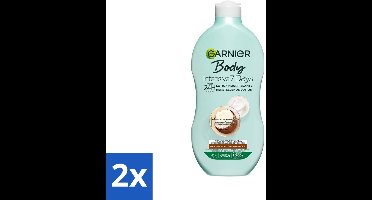 Garnier - Body - Bodylotion - Intensive 7 Days - Herstellend - Karitéboter & Probiotica - 400 ml - Voordeelverpakking - 2 stuks
