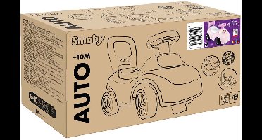 Smoby - 2 in 1 kinderautodrager - Disney Princess - Doos onder het zadel + claxon - Vanaf 10 maanden - Made in France