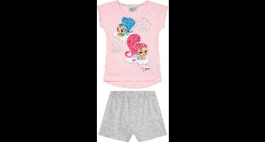 Shimmer-and-Shine Pyjama met korte mouw - licht-roze - Maat 104