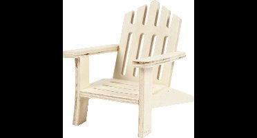 Tuinstoel. H: 9 cm. B: 7.5 cm. 1 stuk